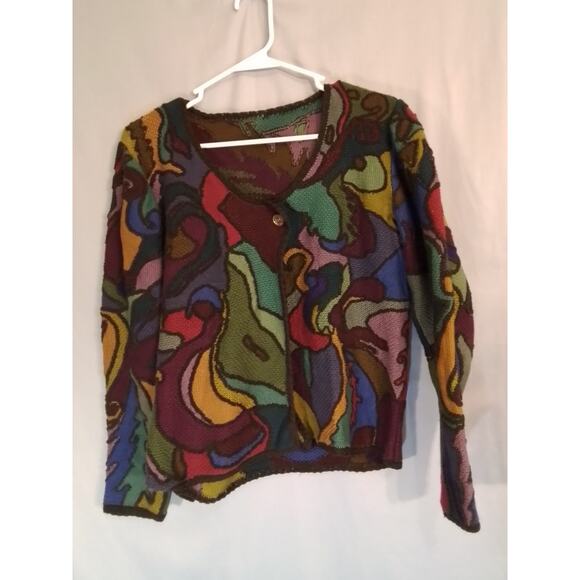 Multi colored sweater/jacket - Picture 4 of 5